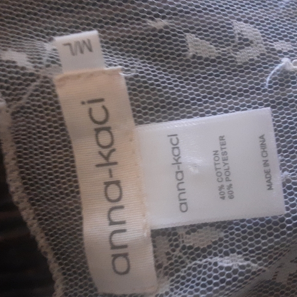 Anna- Kaci Sheer Lace Slip Dress Sz M/ L - Picture 9 of 9